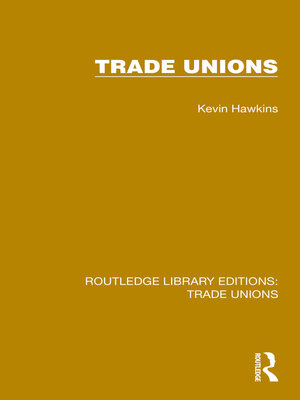 cover image of Trade Unions